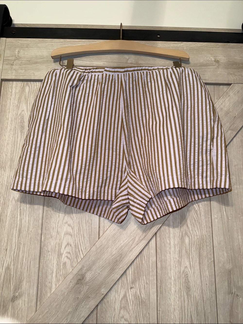 Pomander Place Lilac Stripe Nova Shorts